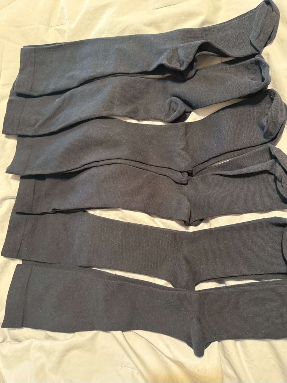 Men's Black Crew Socks - Pack of 5